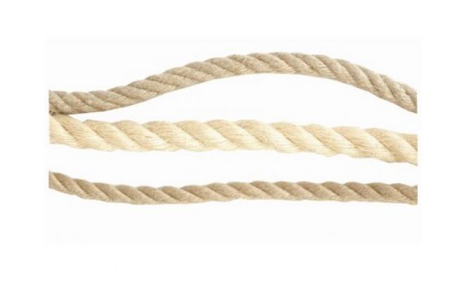 Lano přírodní 30mm stáčené s PP    (20m)