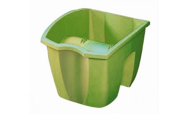 Truhlík balkonový CROWN 24x28x20cm,  7l, LIM (389U)