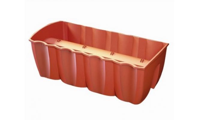 Truhlík balkonový CROWN 58x28x20cm, 18l, TE (R624)