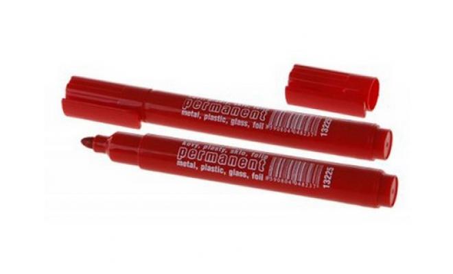 Popisovač permanentní silný ČRV 2-3mm  13225