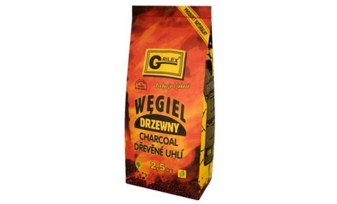 Uhlí dřevěné na gril 2,5kg