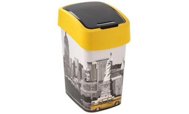 Koš odp. 25l FLIP NEW YORK s víkem PH