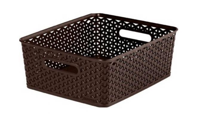 Box úložný RATTAN 35x30x13cm (M),"Y" STYLE, PH HN