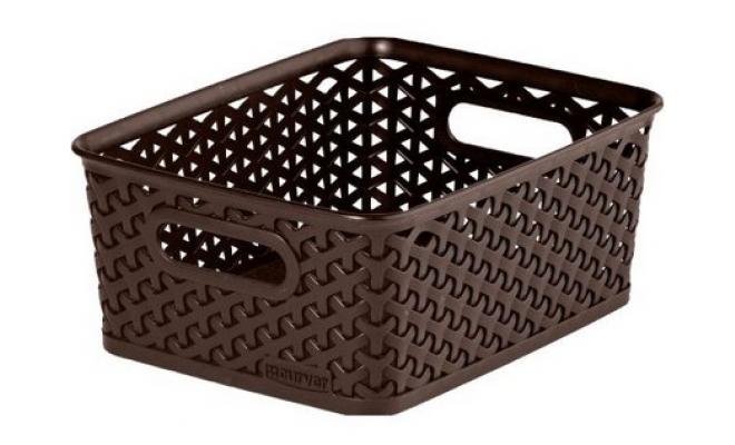 Box úložný RATTAN 25x20x10cm (S),"Y" STYLE, PH HN