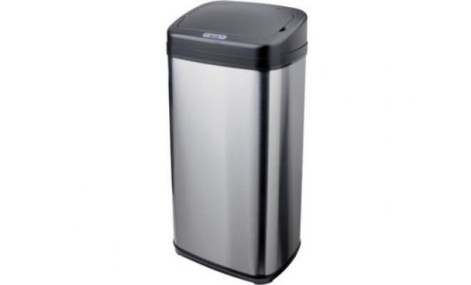 Koš odpad. obd.s automat. bezdotyk. otv. 42l nerez + PH