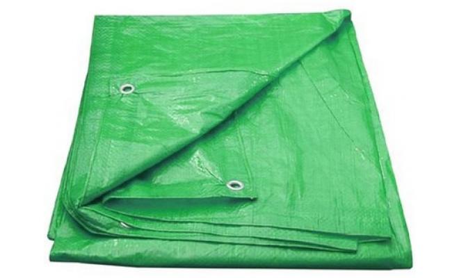 Plachta s oky 5x8m ZE, 100g/m2
