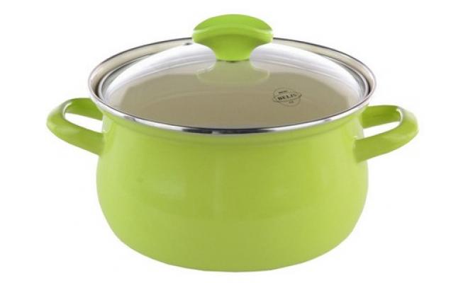 Hrnec BELIS GREEN LINE 24cm 6,1l se skleněnou poklicí