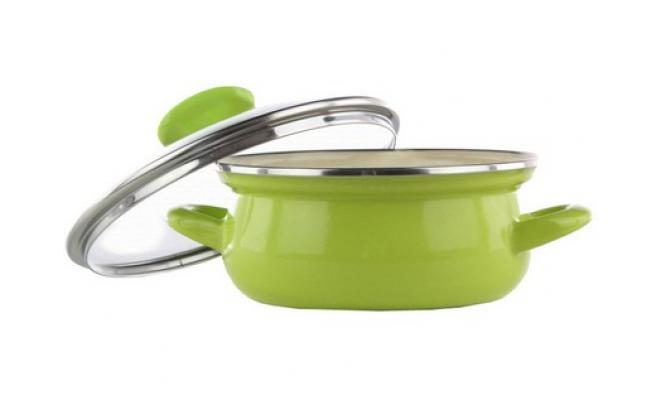 Rendlík BELIS GREEN LINE 24cm 4,5l se skleněnou poklicí