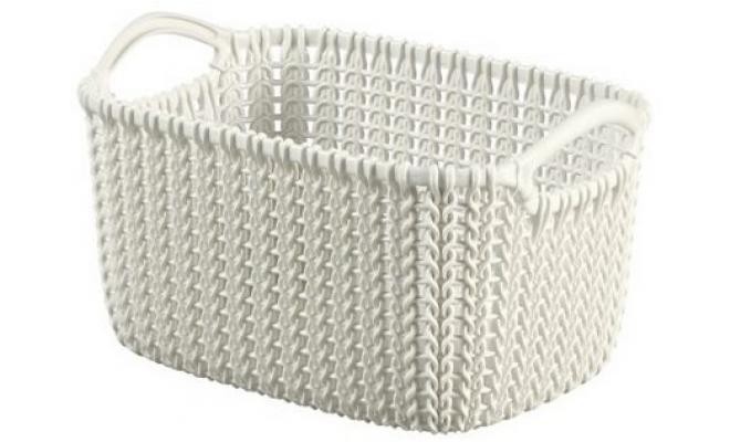 Košík KNIT 25x18x14cm  3l "XS" PH KRÉM