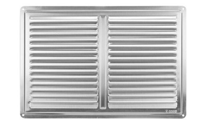 Mřížka větrací krytka 300x200mm nerez