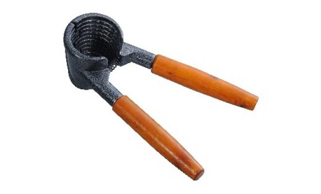 Louskáček na ořechy 16,5cm kov. dřev. rukojeť