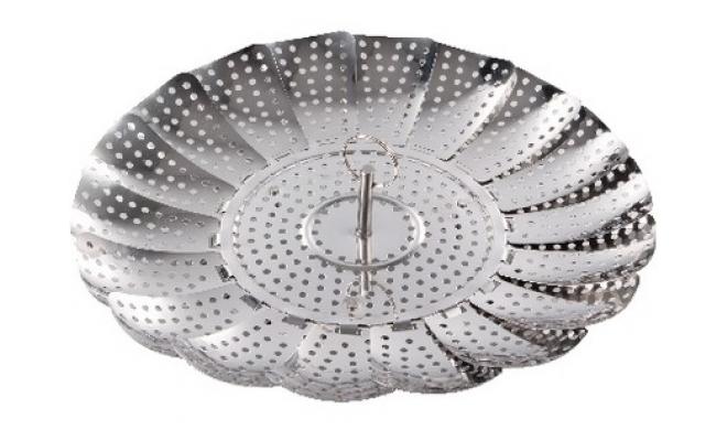 Pařáček skládací 24cm nerez