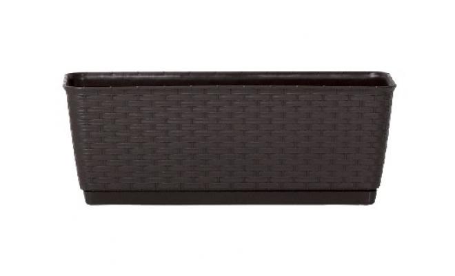 Truhlík RATOLLA P 49,2x17,2x17,4cm HN tm. (440U) s miskou