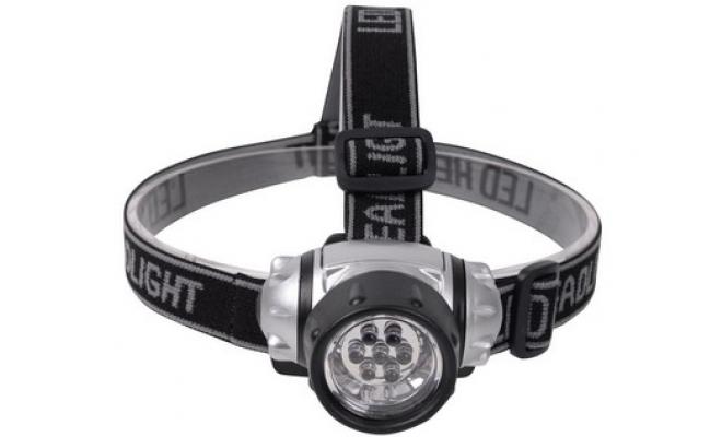 čelovka 7LED, 3 režimy svícení