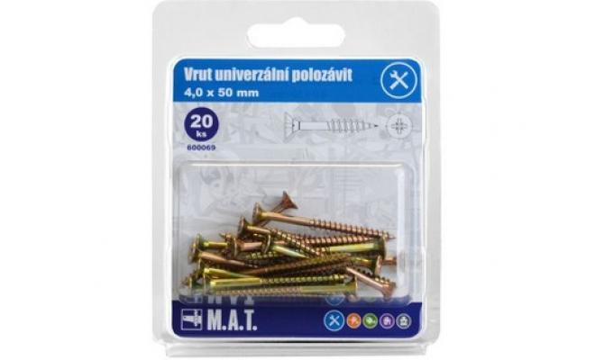 Vrut un.polozávit 4,0x 50mm ZZ (20ks)