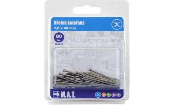 Hřebík kolářský 40x1,8mm (80ks)