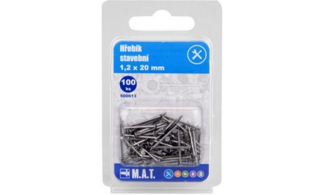 Hřebík stavební  20x1,2mm (100ks)