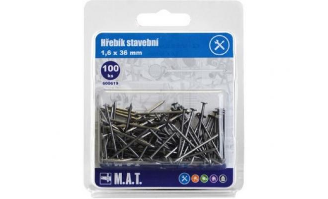 Hřebík stavební  36x1,6mm (100ks)