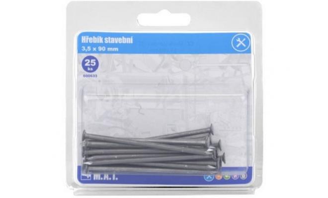 Hřebík stavební  90x3,5mm (25ks)