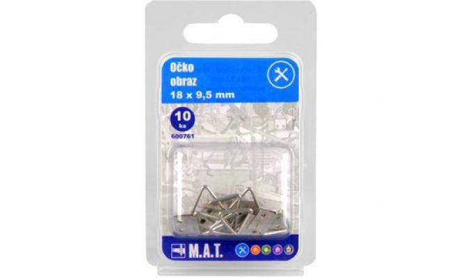Očko obraz 18x9,5mm Zn      (10ks)