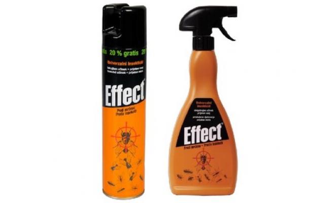 Sprej un.na létající i lezoucí hmyz, insekticid EFFECT, 400ml aerosol