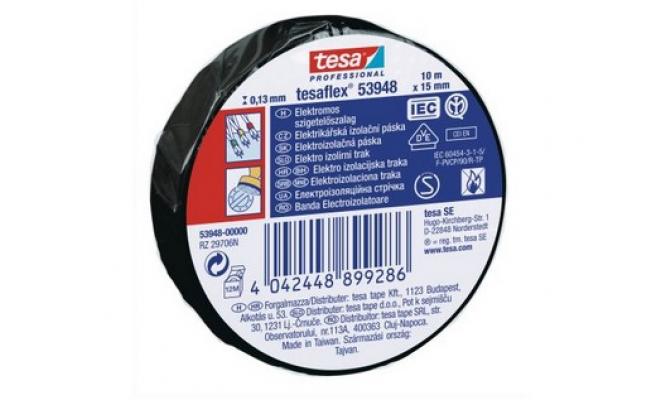 Páska elektr. 15mmx10m ČER  TESA