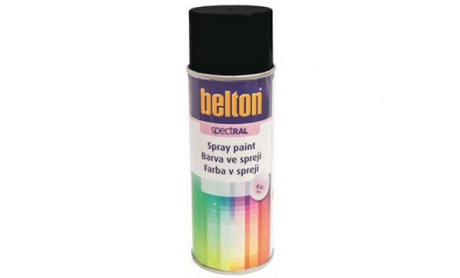 Barva ve spreji BELTON RAL 9005pl, 400ml ČER pololesklá