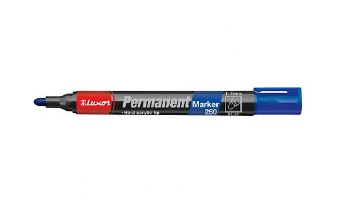 Popisovač LUXOR permanent.250 MO kulatý hrot 1-2mm