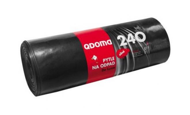 Pytle na odpadky 240l (10ks) 120x145cm ČER 48µ SILNÉ