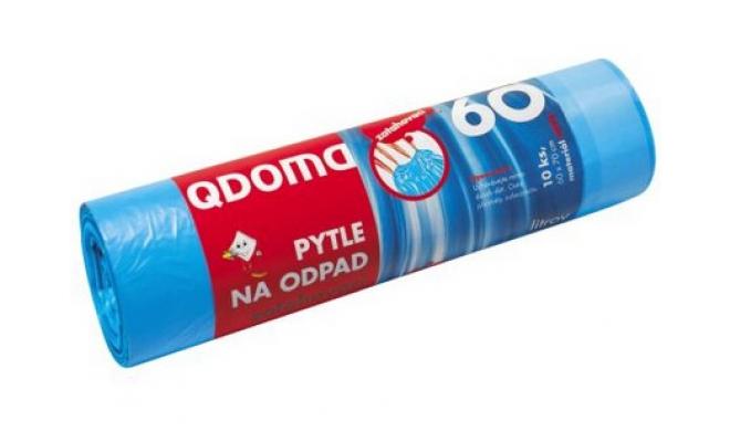 Pytle na odpadky zatahovací  60l (10ks) 60x 70cm 13µ