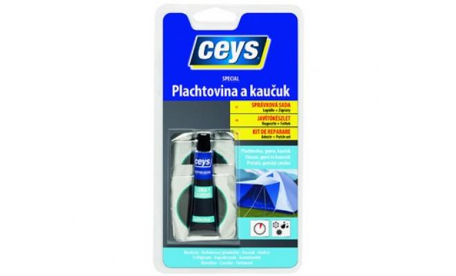 Lepidlo na placht.a kaučuk 7ml + 4 záplaty CEYS