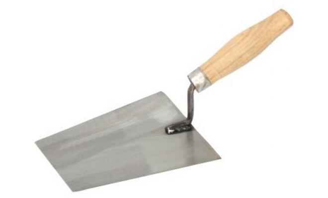 Lžíce zednická ocel broušená 180x130mm