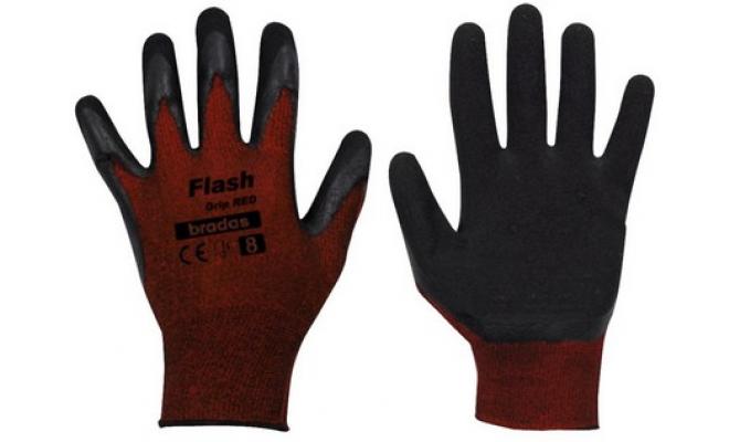 Rukavice FLASH GRIP latex 8