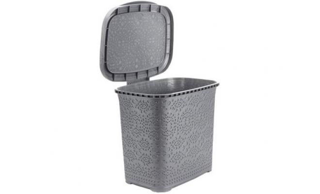Koš odp. MONAKO 9l 26x23x29cm s víkem PH ŠE metalíza