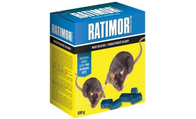 Jed RATIMOR BRODIFACOUM parafínové bloky 300g