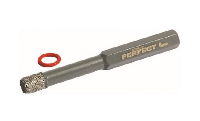 Vrták diamantový do dlažby pr. 8mm, stopka 6-hranná STALCO