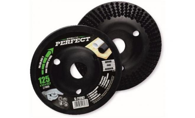 Rašple rotační šikmá 125x3.0x22,2mm pro úhl.brusky STALCO