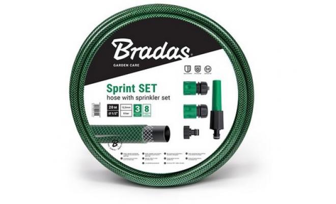 Hadice SPRINT 1/2" (20m), neprůhledná ZE + příslušenství