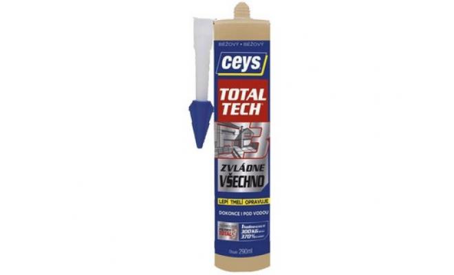 Lepidlo univerzální a tmel 290ml TOTAL TECH BÉŽ CEYS