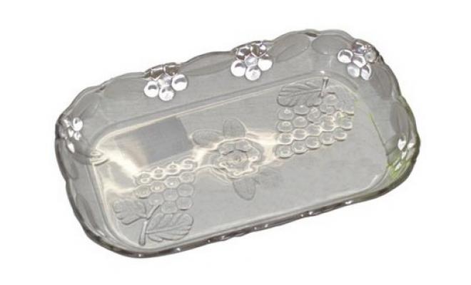 Miska imitace skla KRYSTAL 19x12x2cm PH
