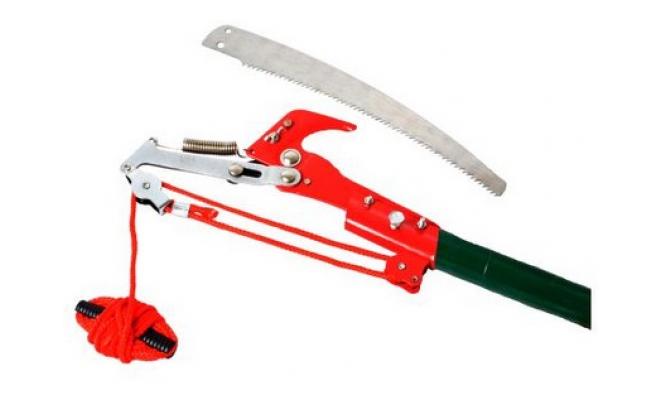 Nůžky housenice s pilkou 30cm, teleskop.tyč 240cm, kov.