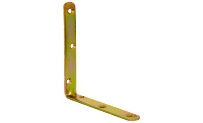 úhelník s prolisem 120/18/3mm ŽL Zn   (10ks)