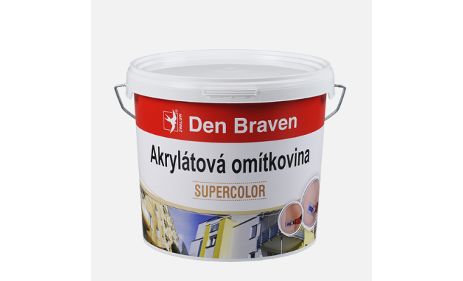 Akrylátová omítkovina drásaná (rýhovaná) zrno 1,5 mm - bílá  1,9 - 2,4 kg 25 kg