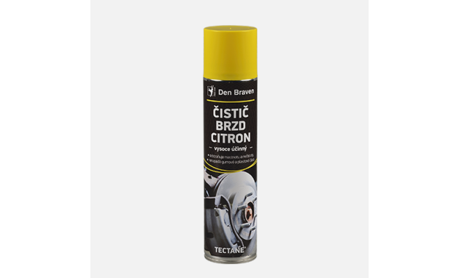 Čistič brzd bez acetonu / vůně CITRON aerosolový sprej 400 ml