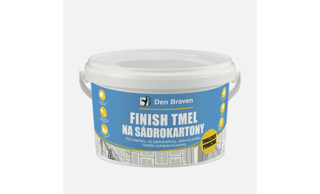 Finish tmel na sádrokartony kbelík 14 kg bílá