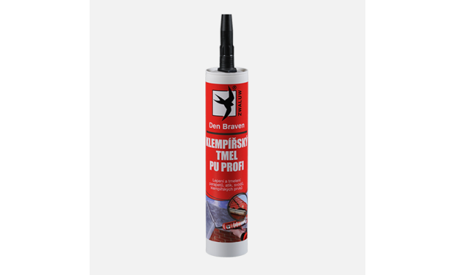 Výprodej - Klempířský tmel PU PROFI, kartuše 300 ml, šedý