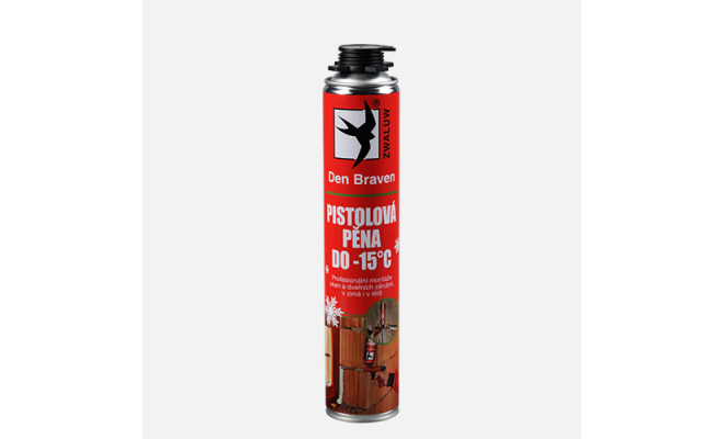 Pistolová pěna do –15°C, pistolová dóza 750 ml, zelená