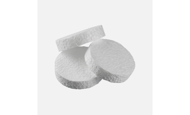 Zátka polystyrenová EPS, průměr 70 mm, bílá, 100 ks
